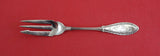 Italian K Engraved by Whiting Sterling Silver Pastry Fork 3-tine C. 1880  6 1/4"