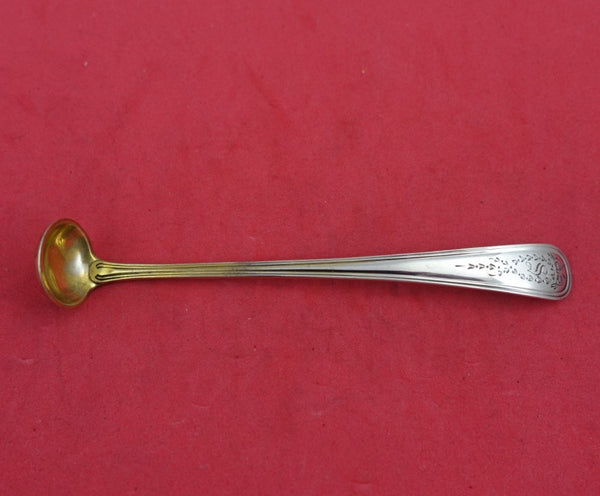 Jefferson by Gorham Sterling Silver Mustard Ladle Gold Washed Original 4 1/2"