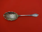 Albany By Towle Sterling Silver Berry Spoon Goldwashed 5" Serving