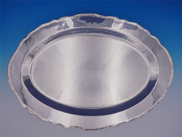 Colonial by Camusso .825 Silver Serving Platter 23" x 13 1/2" x 1" (#3189)