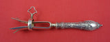 French Sterling by Various Makers Sterling Silver Bone Holder w/ figural 4 1/4"
