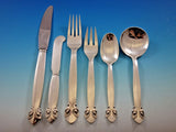 Bittersweet by Georg Jensen Sterling Silver Flatware Set 8 Dinner Service 49 Pcs
