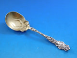 Irian by Wallace Sterling Silver Sugar Spoon Gold Washed 6 1/8" Serving Heirloom