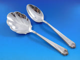 George II Rex by Watson Sterling Silver Flatware Set Service 59 pc Dinner S Mono