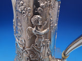 Tiffany & Co. Sterling Silver Demitasse Pot Women Cherubs  Roses Bird (#8411)