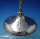 Black Starr Frost Sterling Silver Bud Vase Chrysanthemum Leaves #7384 (#5709)