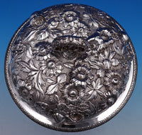 Repousse by Jenkins and Jenkins Sterling Silver Round Covered Dish #250 (#7820)