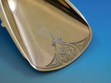 Decorated Ball End by George Sharp Sterling Silver Ice Cream Serving Spoon 11"