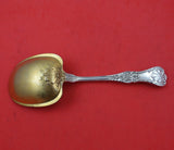 King George by Gorham Sterling Silver Berry Spoon Gold Washed Square Bowl 9"