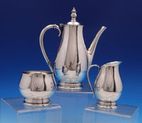 Royal Danish by International Sterling Silver Tea Set 3pc #C140 Demi Size #7979