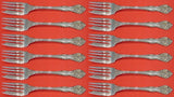 King Edward by Gorham Sterling Silver Salad Fork Set 12 pieces 6 3/4"