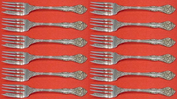 King Edward by Gorham Sterling Silver Salad Fork Set 12 pieces 6 3/4"