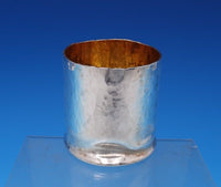 RTM .999 Silver Beaker Gold Washed w/ Table Rest 2 3/4" x 2 3/8" (#7607) Unique