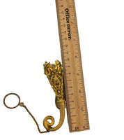 Gilt Bronze Tussie Mussie Posey Posy Holder with Acorns and Leaves (#J1289)