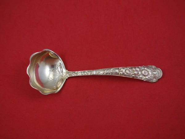 Cluny by Gorham Sterling Silver Gravy Ladle Bright-Cut 7 3/8" Serving Silverware