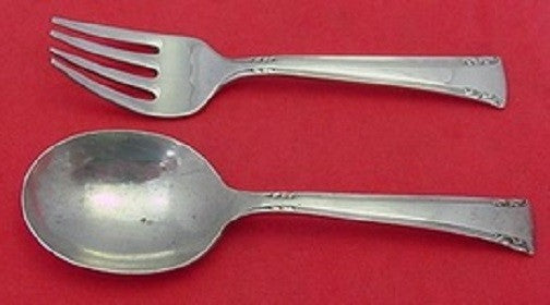 Serenity by International Sterling Silver Baby Set 2pc