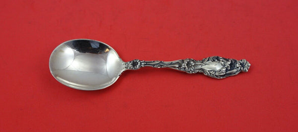 Lily by Whiting Sterling Silver Cream Soup Spoon rare w/ Gorham marks 5 3/4"