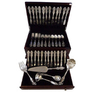 El Greco by Reed & Barton Sterling Silver Flatware Service For 12 Set 65 Pcs
