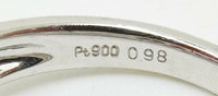 Fine Platinum Genuine Natural Ruby and Diamond Ring (#J3259)