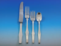 Porter Blanchard Sterling Silver Flatware Set Service Dinner 20 pieces Modern