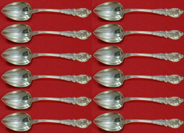 Sir Christopher by Wallace Sterling Silver Grapefruit Sp Custom Set 12 pc Fluted
