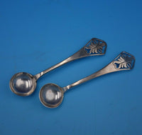 McAuliffe and Hadley Salt Dip Master w/ Spoons Set 3pc Arts and Crafts (#3500)