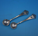 McAuliffe and Hadley Salt Dip Master w/ Spoons Set 3pc Arts and Crafts (#3500)