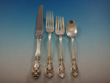 Chateau Rose by Alvin Sterling Silver Flatware Set For 8 Service 48 Pieces