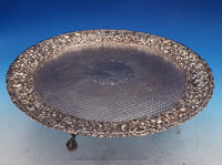Repousse by James R. Armiger Sterling Silver Salver Tray w/ Diaper Work (#8545)
