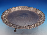 Repousse by James R. Armiger Sterling Silver Salver Tray w/ Diaper Work (#8545)