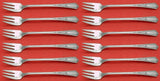 D'Orleans by Towle Sterling Silver Cocktail Fork Set of 12 pcs 6" Silverware