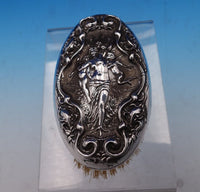 Irian by Wallace Sterling Silver Brush #3000 4 1/4" x 2 1/2" Art Nouveau (#7964)