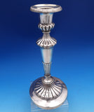 English Georgian Sterling Silver Candlestick Pair 11 3/4" Sheffield c1808 #8457