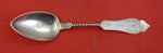 Duhme Brite Cut Sterling Silver Serving Spoon twisted handle 8 3/4"
