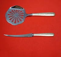 Rambler Rose by Towle Sterling Silver Tomato Serving Set 2-Piece Custom Made