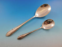 Wildflower by Royal Crest Sterling Silver Flatware Set 12 Service 53 pcs Grille