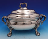 English Silver on Copper Vegetable Dish Covered 14" x 9 1/2" x 9" (#9268)