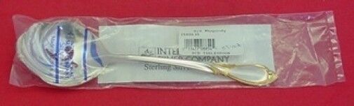 Rhapsody New Gold by International Sterling Silver New Pierced Serving Spoon 8"