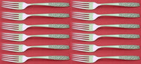 Contessina by Towle Sterling Silver Regular Fork Set of 12 pcs 7 3/8"