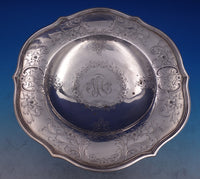 Dominick and Haff Sterling Silver Compote Engraved Flowers 1910 #2896 (#6932)
