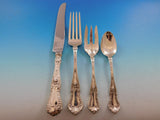 Dorothy Vernon by Whiting Sterling Silver Flatware Set 8 Service 68 pcs Dinner