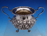Repousse by James R. Armiger Sterling Silver Demitasse Tea Set 3pc (#8544)
