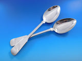 Colonial Fiddle by Tuttle Sterling Silver Flatware Set 12 Service 65 pcs Dinner