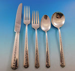 Rambler Rose by Towle Sterling Silver Flatware Set for 6 Service 34 pcs