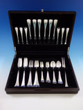 Patricia by W and S Sorensen Danish Sterling Silver Flatware Set Service 37 Pcs