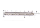 14k White Gold Filigree Pin with GIA Montana Sapphires and Seed Pearls (#J6596)