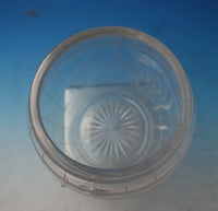 Beaded by Unknown Sterling Silver and Glass Cigar Jar Axe Emblem #53858 (#5783)