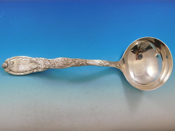 Chrysanthemum by Tiffany and Co Sterling Silver Soup Ladle Round Bowl 11"