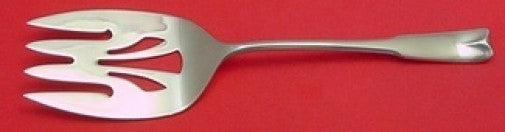 Colonial Theme by Lunt Sterling Silver Cold Meat Fork Pierced 8 1/8" Serving