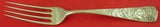 Chrysanthemum by Shiebler Sterling Silver Regular Fork 7" Flatware Heirloom